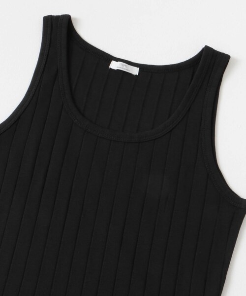 ITEMS URBANRESEARCH（アイテムズ アーバンリサーチ）の「クールコットンリブタンクトップ（タンクトップ・レディース・WHT/L.BEG/BLK/BRN・FREE）」の9枚目の写真