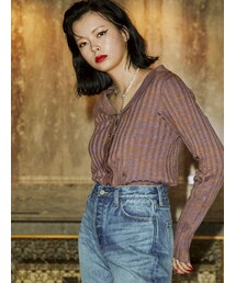 jouetie | ブラウスリブニット(ニット/セーター)