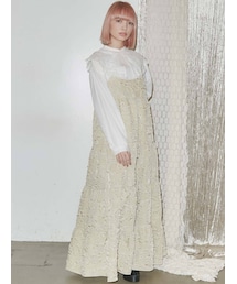 merry jenny | rumpleティアードキャミワンピース(ワンピース)