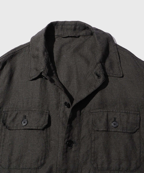 ADAM ET ROPE'(アダムエロペ)の「【KAPTAIN SUNSHINE/キャプテンサンシャイン】Safari Shirt Jacket(その他アウター・メンズ・ブラック/キナリ・2/3/4)」の9枚目の写真