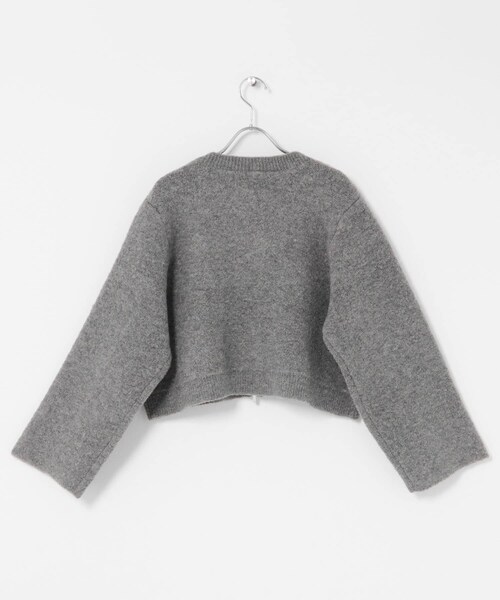 ITEMS URBANRESEARCH（アイテムズ アーバンリサーチ）の「ブークレジップショートカーディガン（カーディガン/ボレロ・レディース・GRY/BRN/RED・Free）」の21枚目の写真