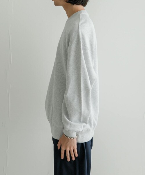 URBAN RESEARCH（アーバンリサーチ）の「COMFORT CREWNECK SWEAT（スウェット・メンズ・GRAY/BLACK/BLUE GRAY/YELLOW・M/L）」の15枚目の写真