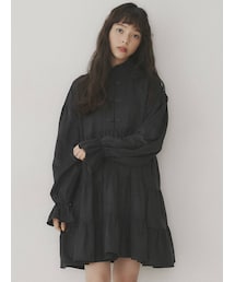 merry jenny | ピーチスタンドカラーチャイナワンピース(ワンピース)