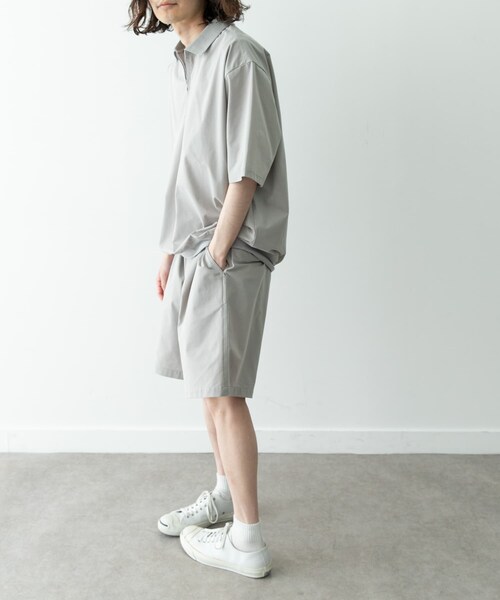URBAN RESEARCH Sonny Label（アーバンリサーチサニーレーベル）の「ドットメッシュイージーショートパンツ（その他パンツ・メンズ・ブラック/ライトグレー/ブルーグレー・M/L）」の19枚目の写真