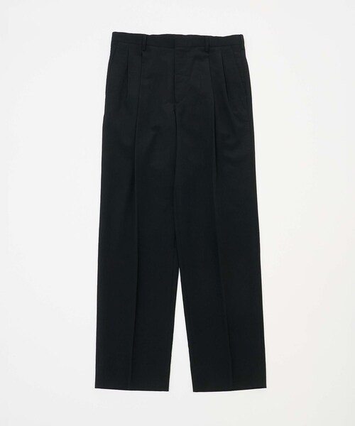 ADAM ET ROPE'(アダムエロペ)の「TWO PLEATS TROUSERS(スラックス・メンズ・ブラック/ネイビー・L/M/XL)」の3枚目の写真