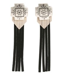 フリンジクリップピアス