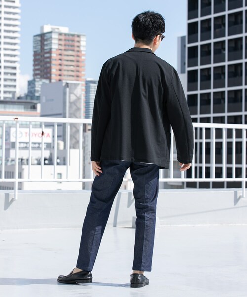 URBAN RESEARCH ROSSO（アーバンリサーチロッソ）の「『WEB限定』『セットアップ対応/XLサイズあり』コンフォータブルドライジャケット（テーラードジャケット・メンズ・NAVY/CHARCOAL/BLACK・S/M/L/XL）」の20枚目の写真