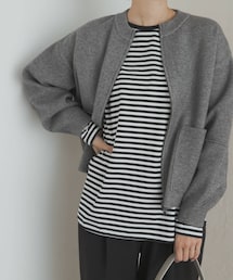 URBAN RESEARCH DOORS | コットンラウンドヘムカットソー(Tシャツ/カットソー)