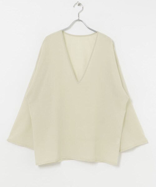 THE GOODLAND MARKET（ザグッドランドマーケット）の「&her　Voile Tops（シャツ/ブラウス・レディース・CREAM・one）」の9枚目の写真