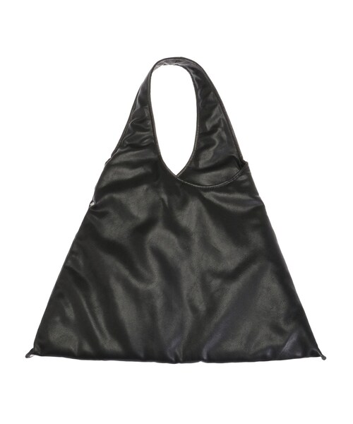 UN3D.(アンスリード)の「2WAY PADDED TRIANGLE BAG(トートバッグ・レディース・ブラック/シルバー・F)」の2枚目の写真