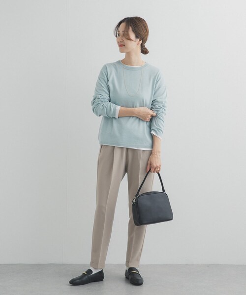 URBAN RESEARCH DOORS(アーバンリサーチドアーズ)の「2WAYスクエアショルダーバッグ(ショルダーバッグ・レディース・BLACK/PEACHBEIGE・One)」の8枚目の写真