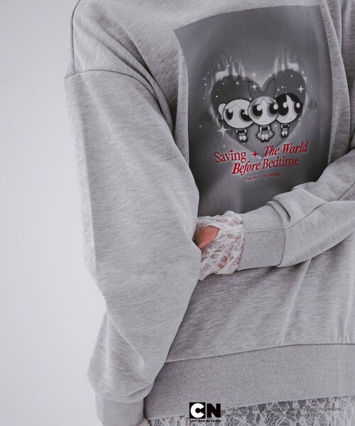 SENSE OF PLACE by URBAN RESEARCH（センスオブプレイスバイアーバンリサーチ）の「『別注』PPG / SENSE OF PLACE ルーズスウェット（スウェット・レディース・NAVY/GRAY・one）」の7枚目の写真