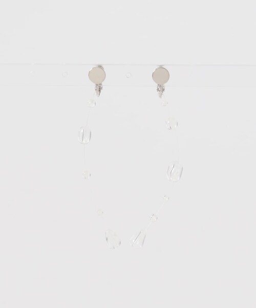 KBF（ケイビーエフ）の「シズクイヤリング（イヤリング・レディース・CLEAR/KHAKI・One）」の17枚目の写真