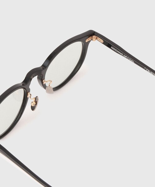ADAM ET ROPE'（アダムエロペ）の「【NOCHINO OPTICAL/ノチノオプティカル】TSUKUYOMI（メガネ・メンズ・ブラック/ダークブラウン・F）」の7枚目の写真