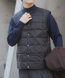 TAION | TAION　CrewNeck Button Down Vest(ダウンベスト)