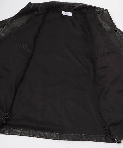 URBAN RESEARCH DOORS（アーバンリサーチドアーズ）の「marka　LEATHER COACH JACKET（その他アウター・メンズ・BLACK・1/2）」の9枚目の写真