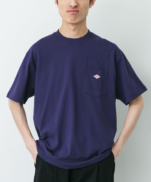 URBAN RESEARCH DOORS(アーバンリサーチドアーズ)の「DANTON POCKET T-SHIRTS(Tシャツ/カットソー・メンズ・COAL GREY/BROWN/GREIGE/DK PURPLE・M/L/XL)」の4枚目の写真