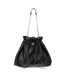 CALNAMUR | ショルダーチェーンドローストリングバッグ(ショルダーバッグ)