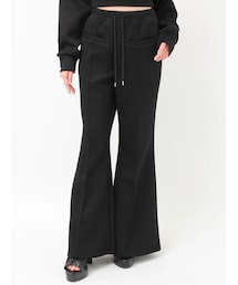 EATME | 【SETUP】ダンボールセンターピンタックフレアパンツ(その他パンツ)