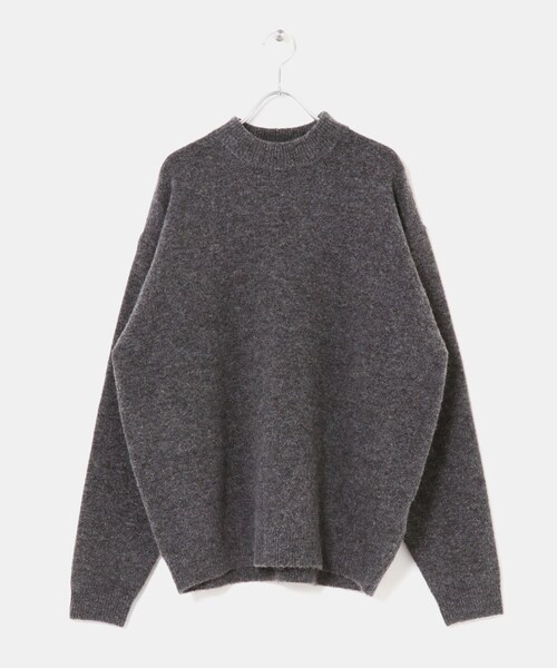 URBAN RESEARCH DOORS(アーバンリサーチドアーズ)の「FORK&SPOON Ricotta モックネックニット(ニット/セーター・メンズ・BROWN/GREEN/CHARCOAL・4/5)」の12枚目の写真