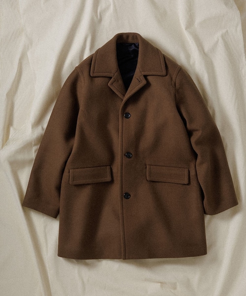 ADAM ET ROPE'（アダムエロペ）の「【WILD LIFE TAILOR】MELTON SHORT COAT（その他アウター・メンズ・ブラウン/ネイビー・L/M）」の5枚目の写真
