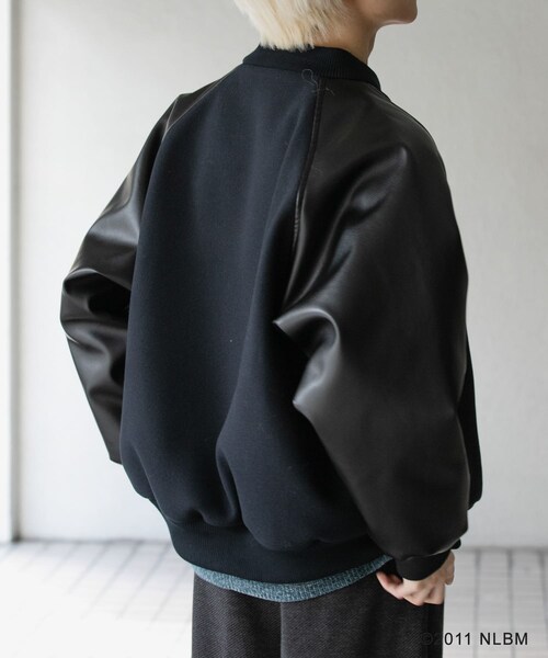 SENSE OF PLACE by URBAN RESEARCH(センスオブプレイスバイアーバンリサーチ)の「Negro Leagues スタジャン(スタジャン・メンズ・BLACK/NAVY・M/L)」の17枚目の写真