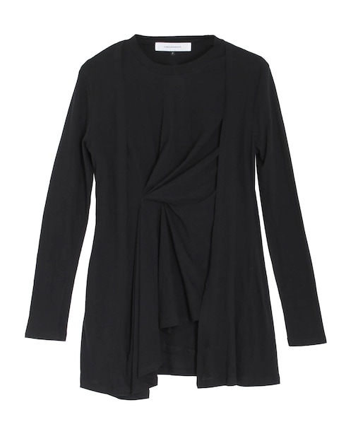 LAGUNAMOON（ラグナムーン）の「イミテーションレイヤードカットトップス（その他トップス・レディース・ブラック/ブラウン・F）」の9枚目の写真