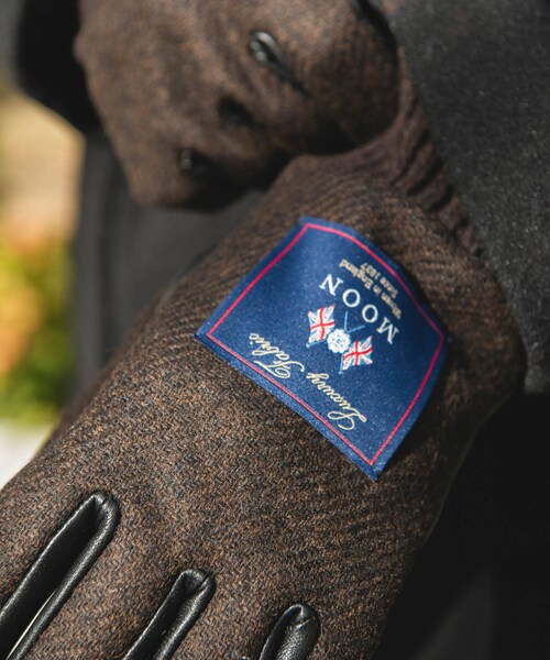 URBAN RESEARCH DOORS(アーバンリサーチドアーズ)の「MOONツイードレザーグローブ(ベルト・メンズ・CHARCOAL/NAVY/BEIGE/BROWN・-)」の11枚目の写真