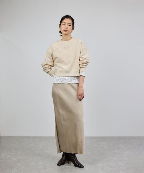 ROPE'（ロペ）の「アナグラム刺繍スウェットプルオーバー/イージーケア（スウェット・レディース・ベージュ系/ネイビー/ピンク系・F）」の15枚目の写真