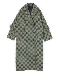 Patchwork Jacquard Coat
