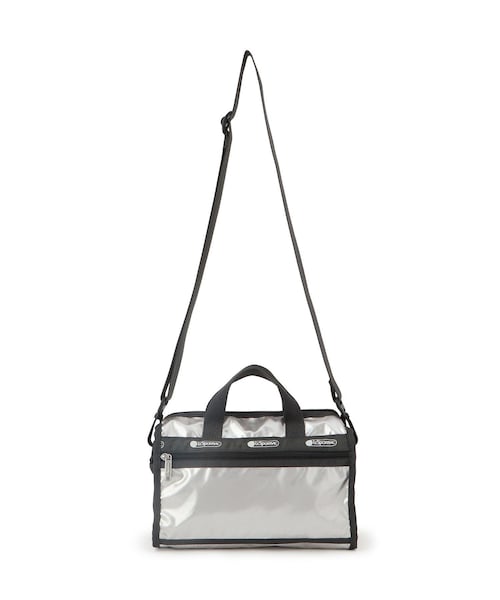 ADAM ET ROPE'（アダムエロペ）の「【LeSportsac for ADAM ET ROPE'】Exclusive Mini Duffel Crosbody（ショルダーバッグ・レディース・シルバー・F）」の11枚目の写真