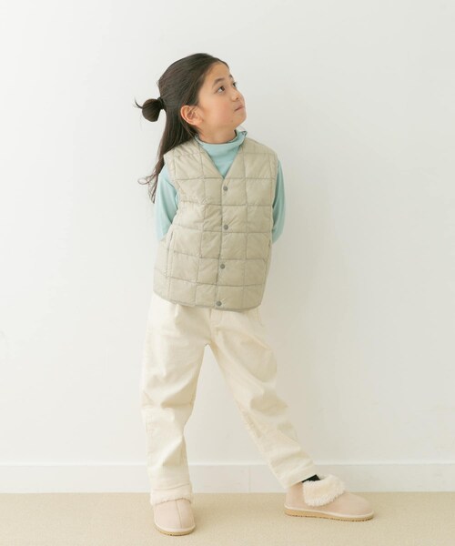 URBAN RESEARCH DOORS(アーバンリサーチドアーズ)の「TAION V-NECK BUTTON DOWN VEST(KIDS)(ダウンジャケット/コート・キッズ・ICEGRAY/BLACK/BEIGE・110/120/130/140)」の11枚目の写真