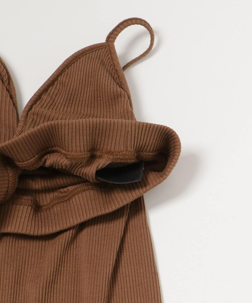 URBAN RESEARCH（アーバンリサーチ）の「HAKUJI　Supima silk bra camisole（キャミソール・レディース・Citron/Purple/Brown・FREE）」の10枚目の写真