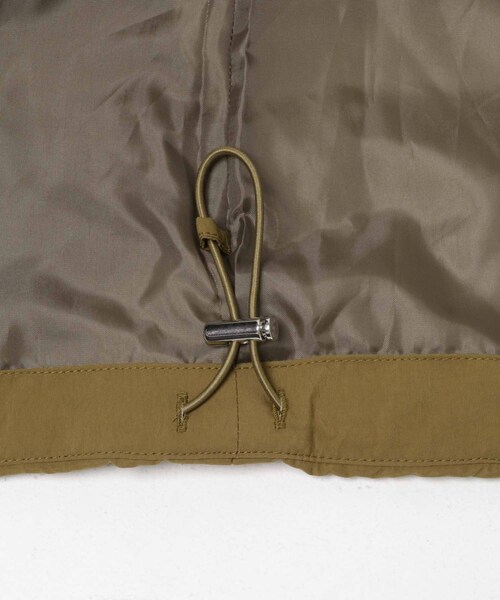 THE GOODLAND MARKET（ザグッドランドマーケット）の「『別注』MIDIUMISOLID×THE GOODLAND MARKET　hooded padding blouson（ブルゾン・レディース・black/b.khaki・38）」の22枚目の写真