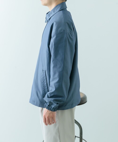 ITEMS URBANRESEARCH(アイテムズ アーバンリサーチ)の「ナイロンシャンブレー ハリントンジャケット(テーラードジャケット・メンズ・BEG/P.BEG/BLU・M/L)」の19枚目の写真