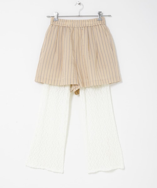 THE GOODLAND MARKET（ザグッドランドマーケット）の「cwtch　LAYERED EASYPANTS（その他パンツ・レディース・MINT/ORANGE・Free）」の8枚目の写真