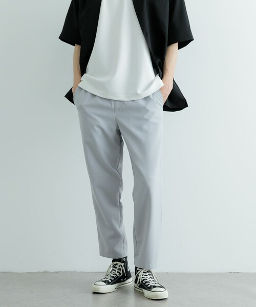 ITEMS URBANRESEARCH（アイテムズ アーバンリサーチ）の「『セットアップ対応』吸水速乾ストレッチトロ イージーパンツ（その他パンツ・メンズ・BLK/L.BEG/L.GRY/BLU・M/L）」の18枚目の写真