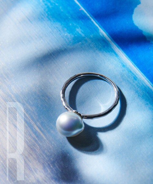ROPE'(ロペ)の「R(ロペ アール)あこやナチュラルブルーパール1粒リング(リング・レディース・シルバー・11/13)」の13枚目の写真