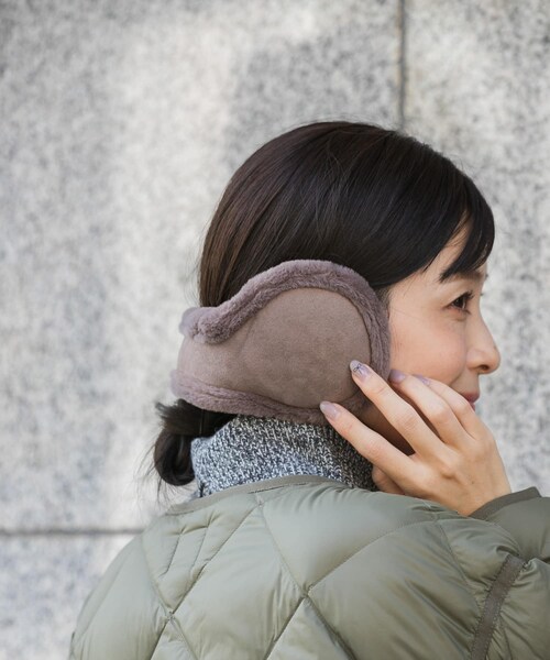 URBAN RESEARCH DOORS(アーバンリサーチドアーズ)の「イヤマフ(イヤーマフ・レディース・BLACK/GREGE・one)」の2枚目の写真