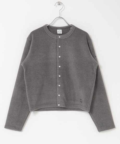 URBAN RESEARCH DOORS（アーバンリサーチドアーズ）の「ORCIVAL　CREW NECK CARDIGAN（カーディガン/ボレロ・レディース・TOP GREY/GREIGE/PINK・2）」の4枚目の写真