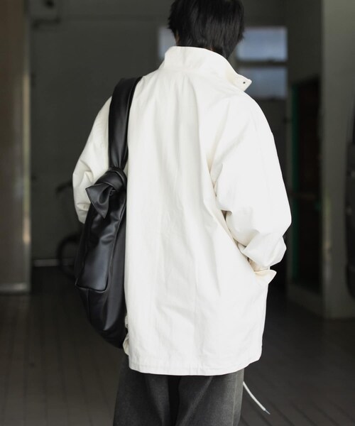 SENSE OF PLACE by URBAN RESEARCH(センスオブプレイスバイアーバンリサーチ)の「ショートモッズコート(モッズコート・メンズ・IVORY/CHARCOAL/NAVY・M/L)」の7枚目の写真