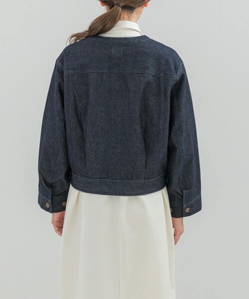 URBAN RESEARCH ROSSO（アーバンリサーチロッソ）の「『別注』Lee101×ROSSO　NOCOLLAR SHORT JACKET（デニムジャケット・レディース・ONE WASH/USED・Short）」の15枚目の写真