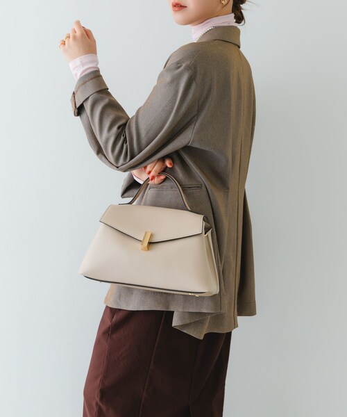 RODE SKO（ロデスコ）の「フラップワンハンドルバッグ（ハンドバッグ・レディース・BLACK/MOCHA/IVORY・One）」の10枚目の写真