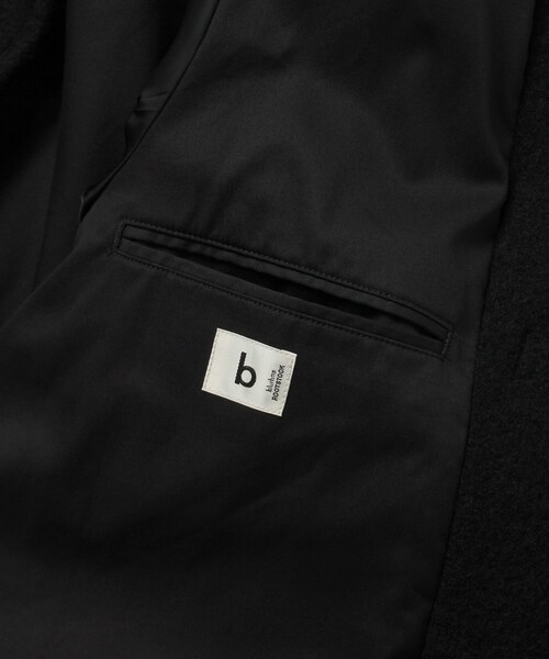 ADAM ET ROPE'（アダムエロペ）の「【blurhms ROOTSTOCK】Wool Melton Duffle Coat（ダッフルコート・メンズ・ブラック・2/3）」の14枚目の写真