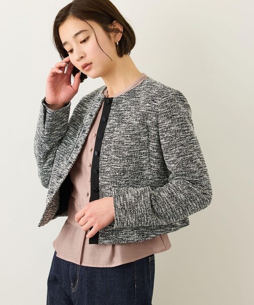 ROPE'（ロペ）の「カールマイヤーウエストタックペプラムブラウス/イージーケア（シャツ/ブラウス・レディース・ブルー系/ピンク系・36/38）」の14枚目の写真