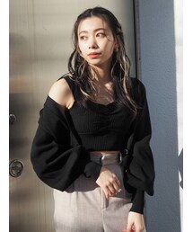 EVRIS | アンサンブルニットトップス(カーディガン/ボレロ)