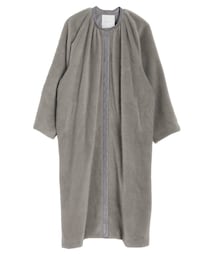 ELENDEEK | ECO HAIR LEATHER TRIMMING CT(ノーカラーコート)