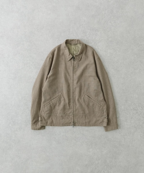 URBAN RESEARCH（アーバンリサーチ）の「LINEN PIN HEAD SPORTS JACKET（ブルゾン・メンズ・TAUPE/BLACK・M/L）」の7枚目の写真