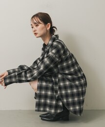 SENSE OF PLACE by URBAN RESEARCH | オンブレチェックルーズシャツ(シャツ/ブラウス)