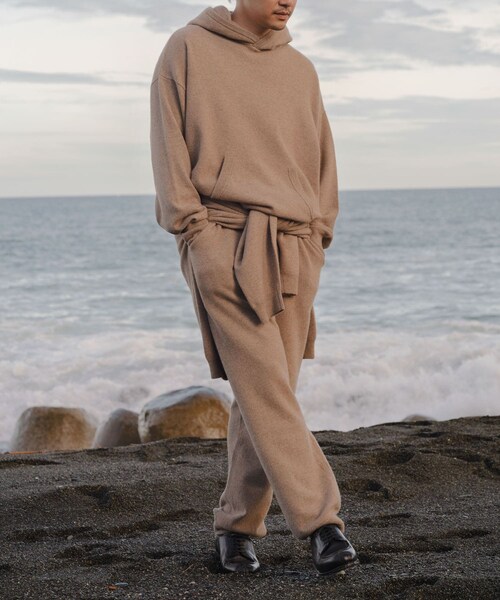 URBAN RESEARCH（アーバンリサーチ）の「dDdDdDd　CASHMERE STANDARD PANTS（その他パンツ・メンズ・BEIGE/BLACK/NAVY/M GRAY・M/L/XL）」の17枚目の写真
